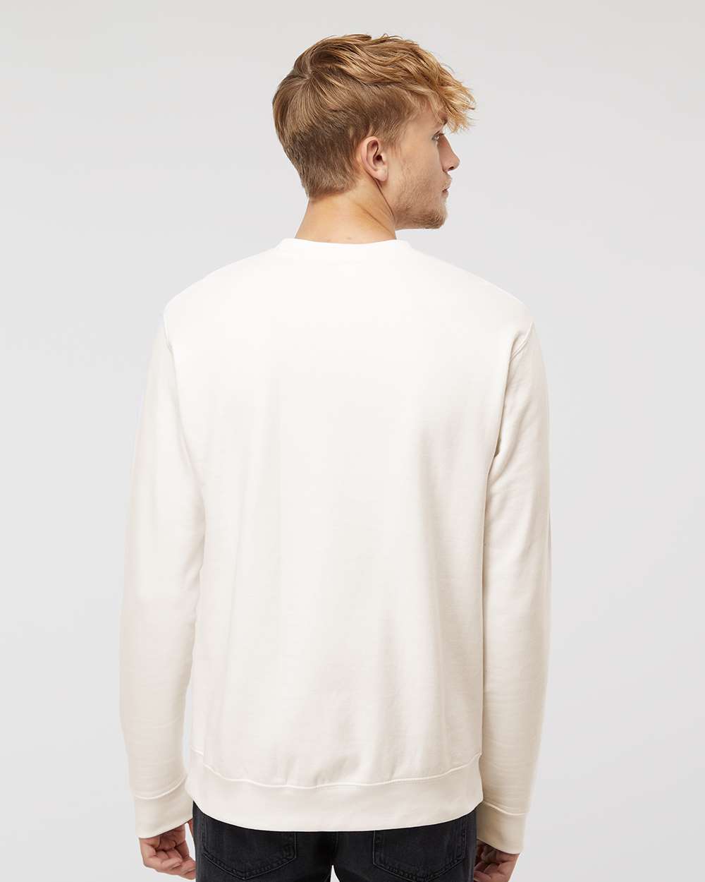 Independent Trading Co. 83676 - Independent Trading Co. SS3000 Unisex Midweight Crewneck Sweatshirt - Bone Back