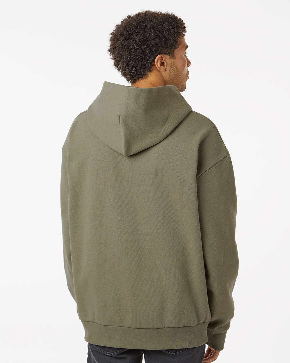 Independent Trading Co. IND420XD -  Not instock Mainstreet Hooded Sweatshirt - Olive Back