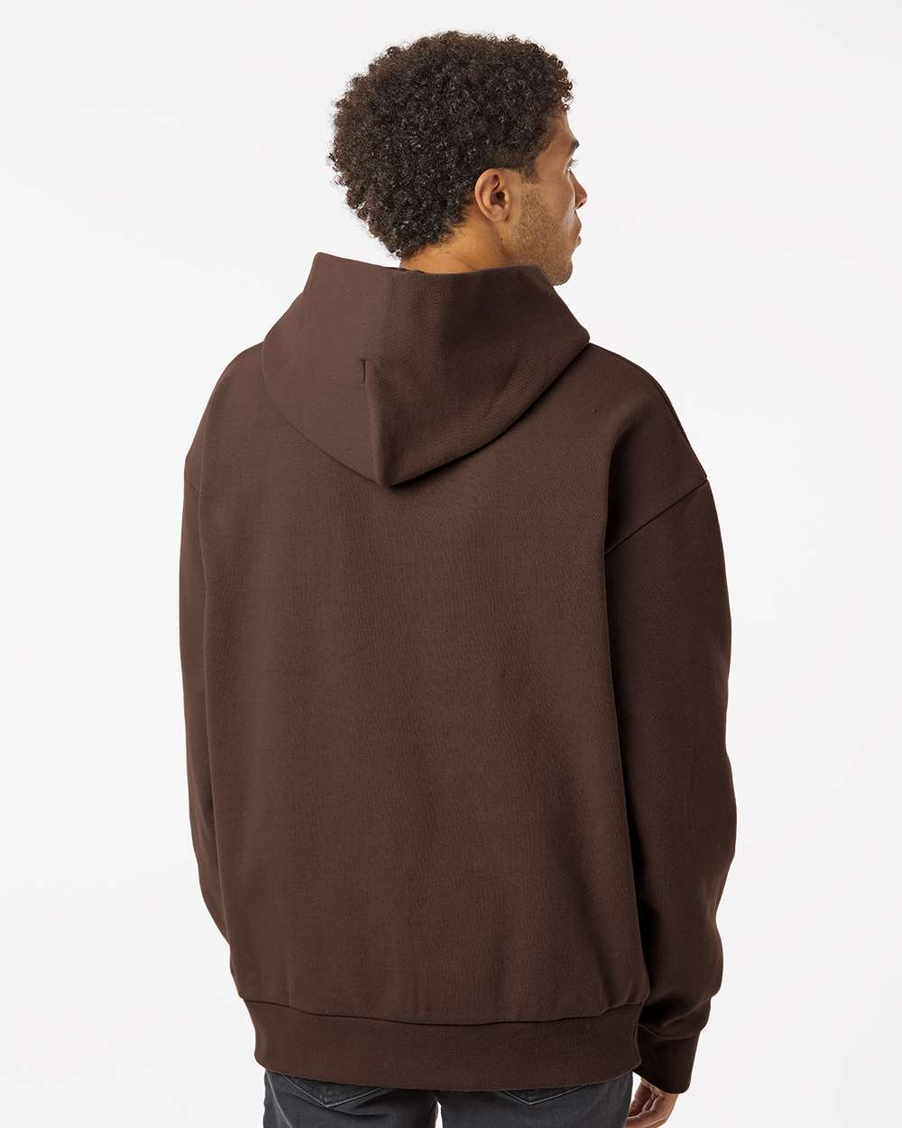 Independent Trading Co. IND420XD -  Not instock Mainstreet Hooded Sweatshirt - Brown Back
