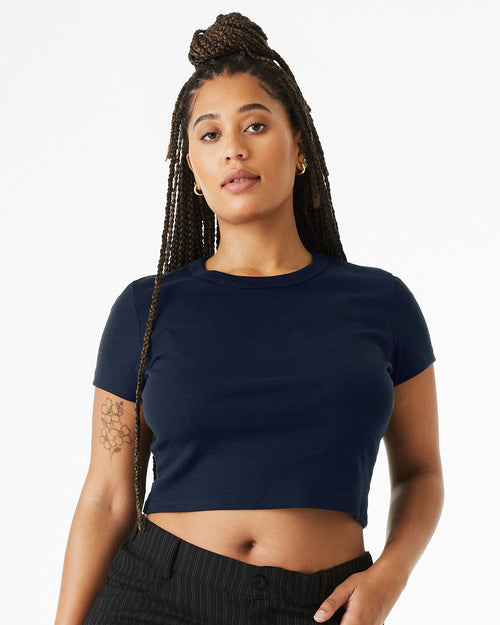 BELLA + CANVAS 1010C - Women's Micro Rib Baby Tee