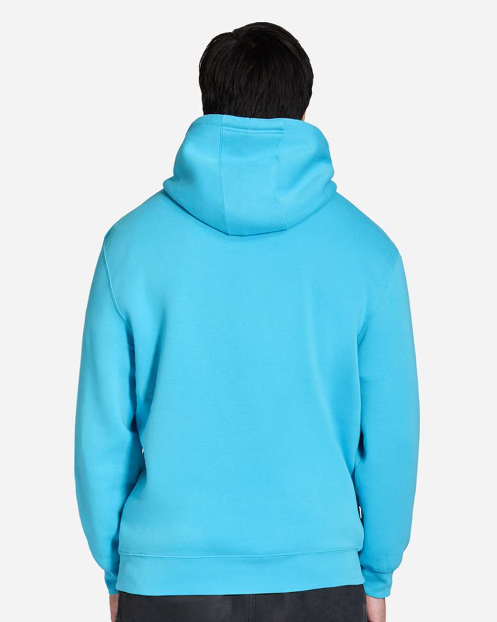 Lane Seven LS14001 - Unisex Premium Pullover Hooded Sweatshirt - Ocean Blue Back