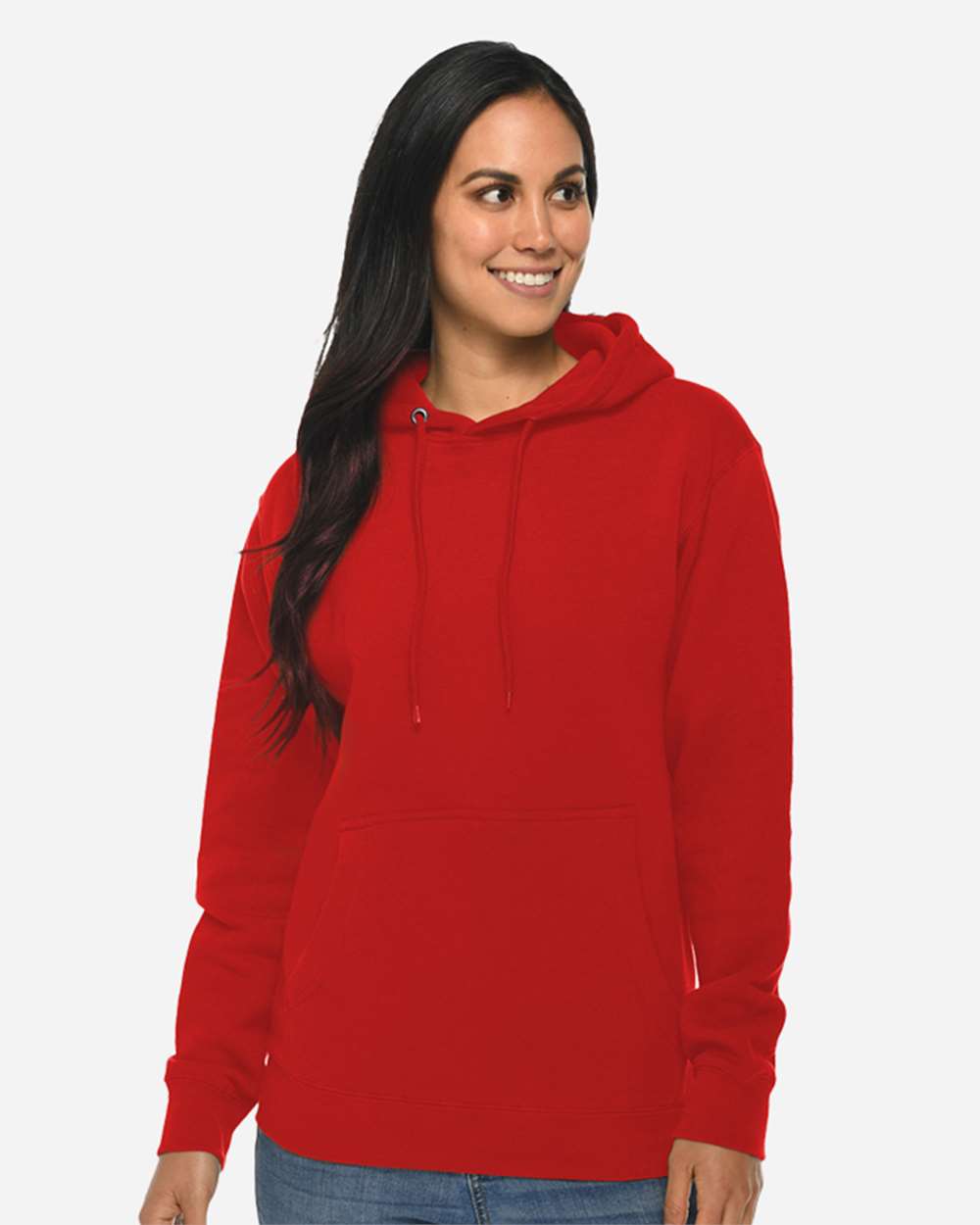 Lane Seven LS14001 - Unisex Premium Pullover Hooded Sweatshirt - Red
