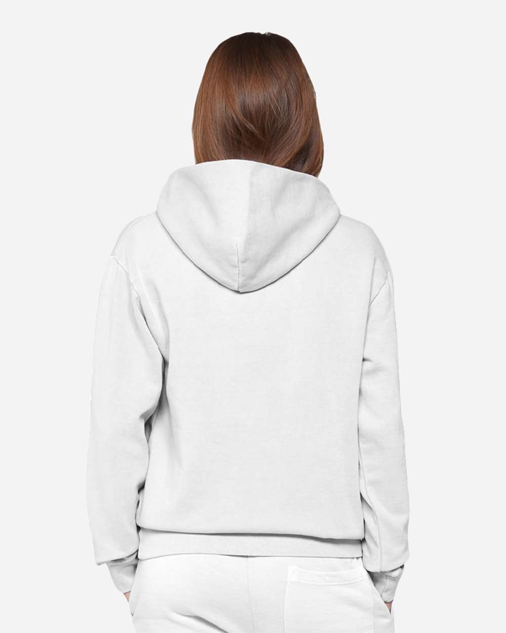 Lane Seven LS16001 - Unisex Urban Pullover Hooded Sweatshirt - Pigment Lunar Rock Back