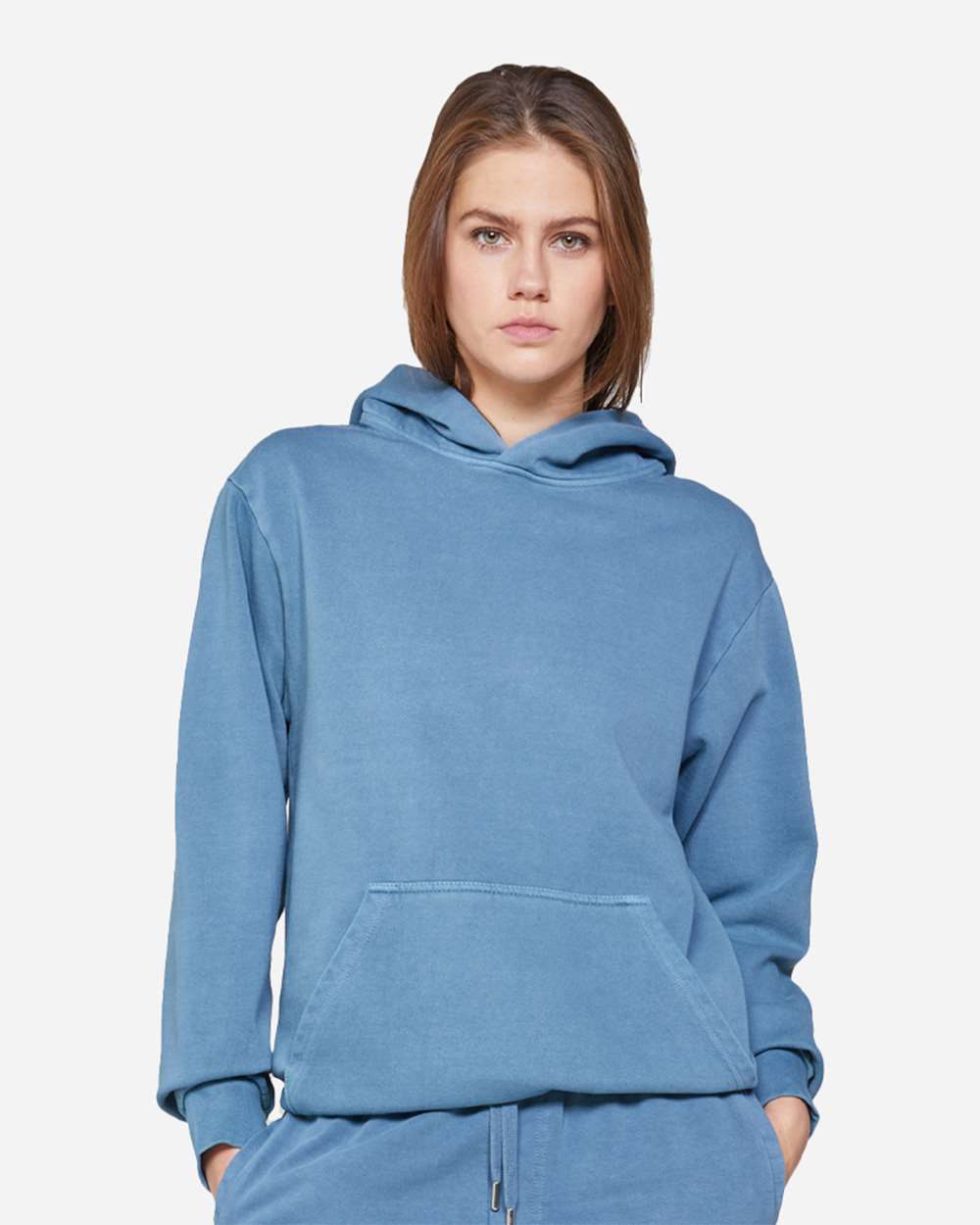 Lane Seven LS16001 - Unisex Urban Pullover Hooded Sweatshirt - Pigment Pebble Blue