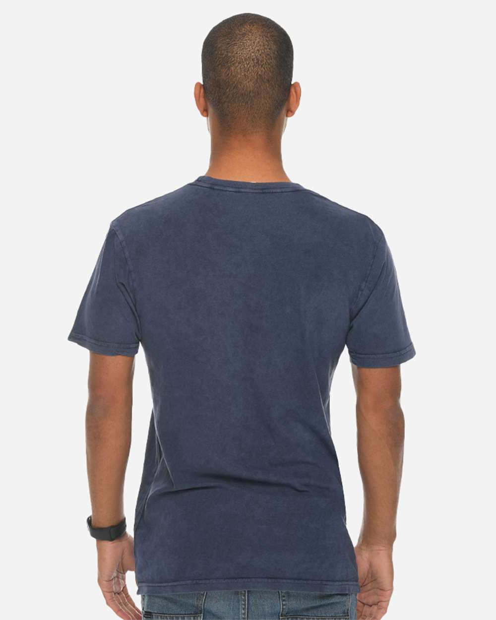 Lane Seven 501C9 - Lane Seven LST002 Unisex Vintage Tee - Vintage Denim Back