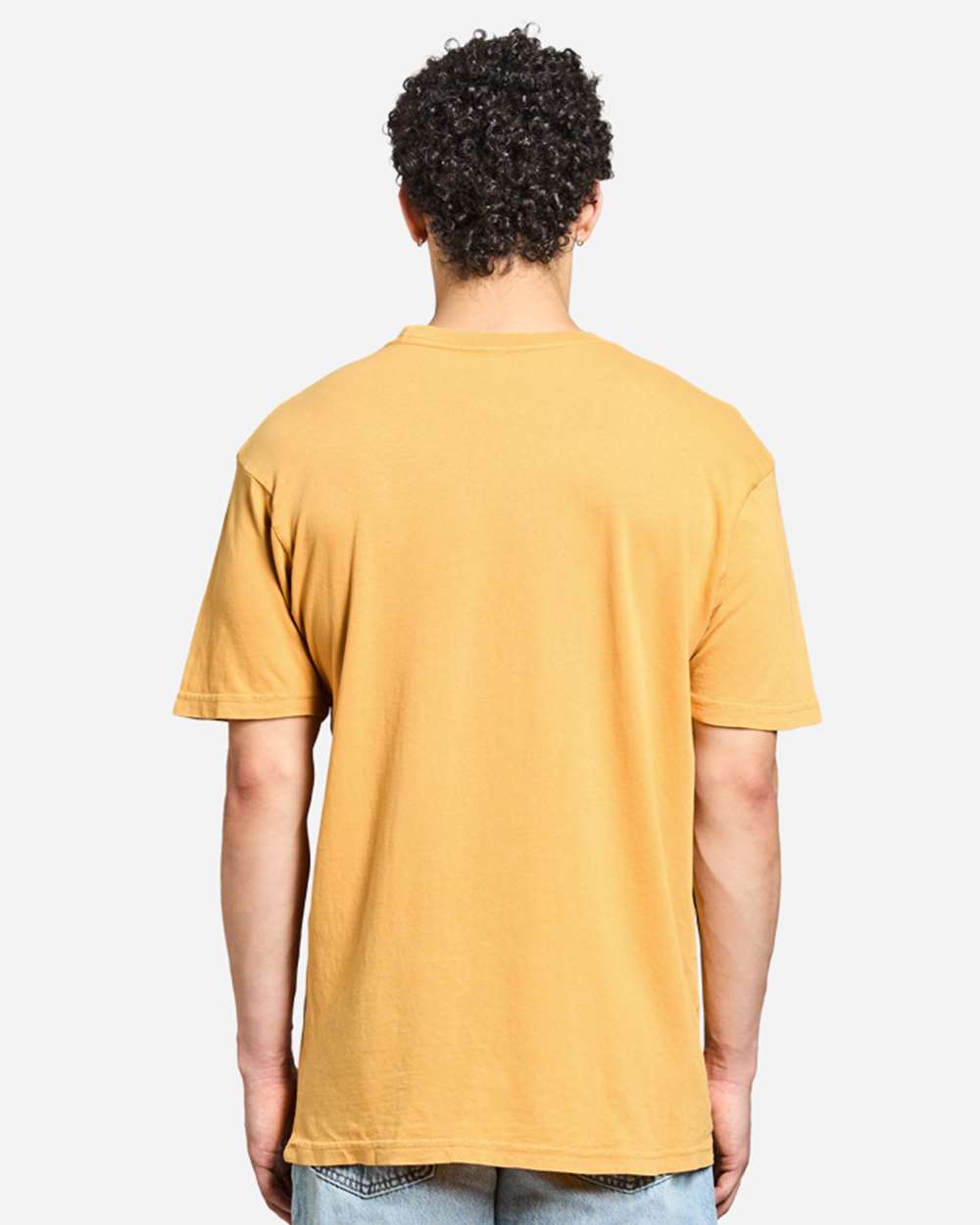 Lane Seven 501C9 - Lane Seven LST002 Unisex Vintage Tee - Vintage Mustard Back