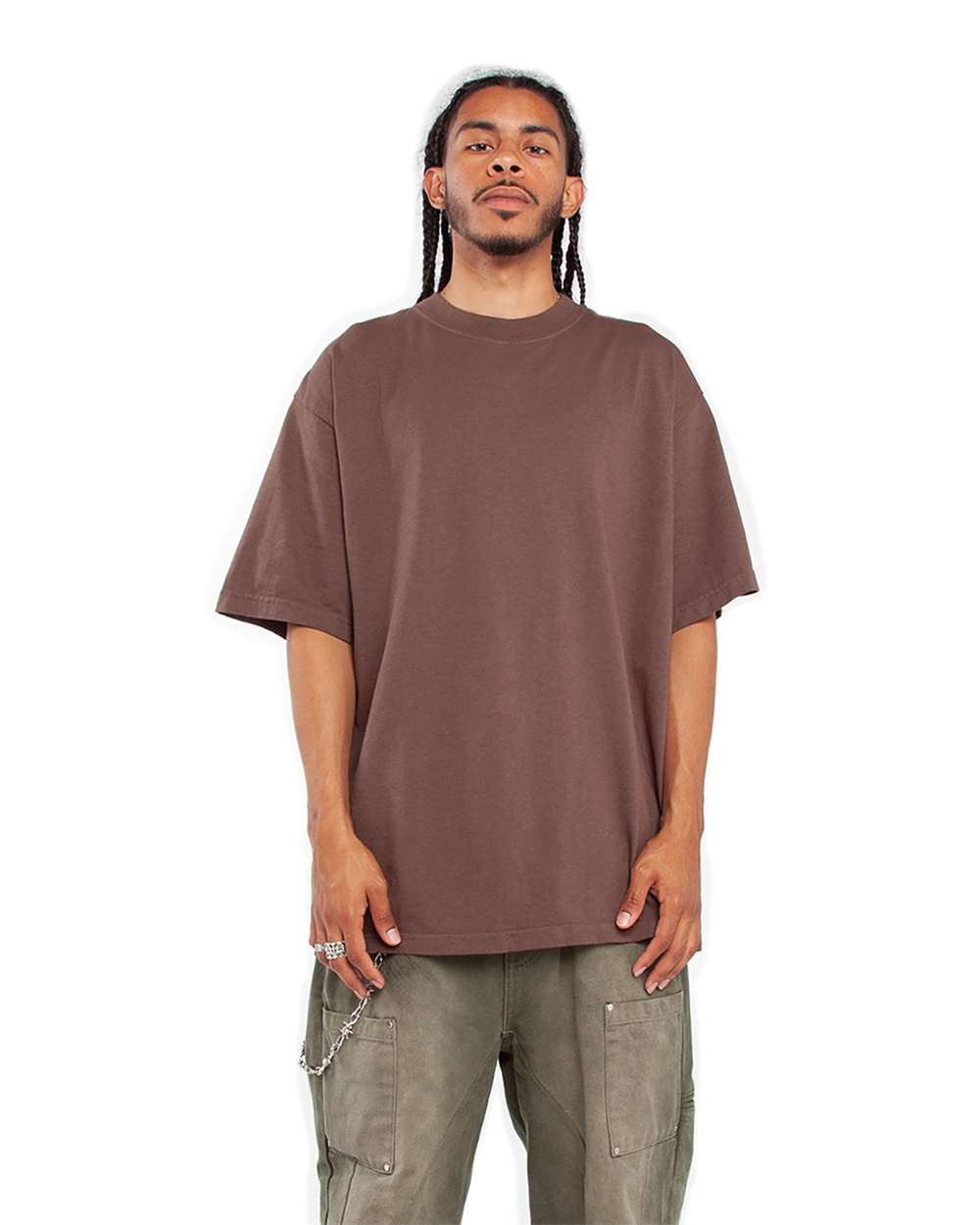 Shaka Wear SHGD - Unisex Max Heavyweight Garment-Dyed T-Shirt - Mocha