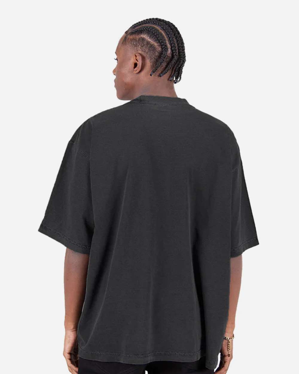 Shaka Wear SHGDD - Unisex Max Heavyweight Garment-Dyed Drop Shoulder T-Shirt - Shadow Back