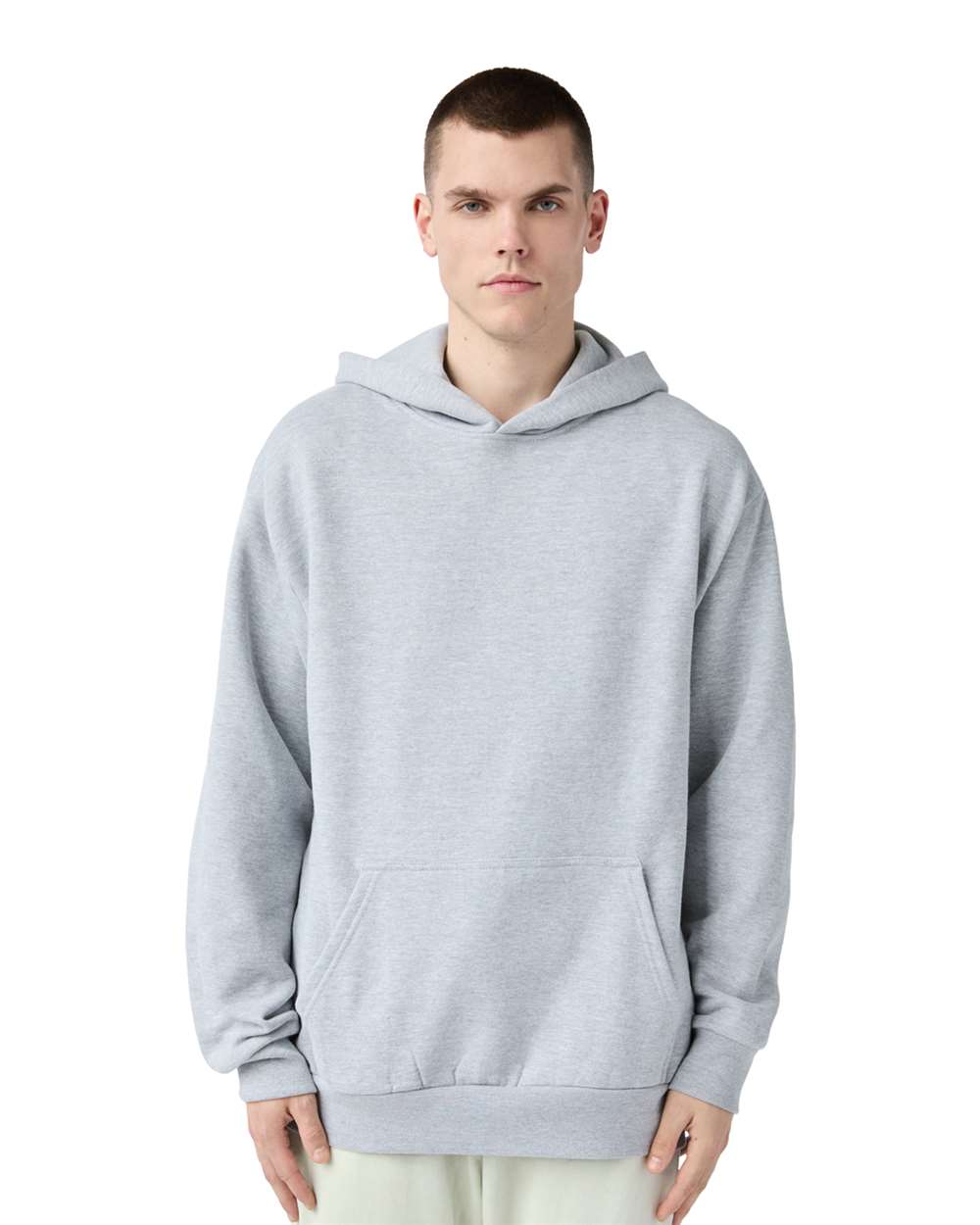 Lane Seven LS16001 - Unisex Urban Pullover Hooded Sweatshirt - Heather Grey