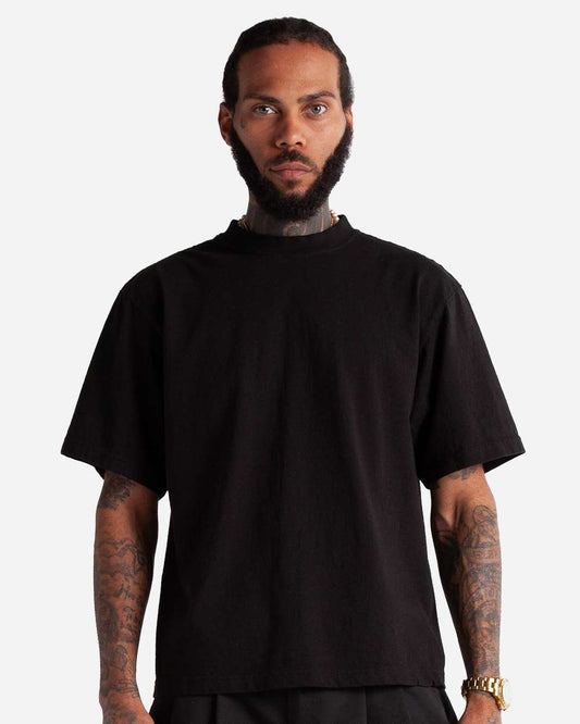 Shaka Wear 009C2 - Shaka Wear SHMCS Unisex Max Heavyweight Cropped T-Shirt - Black
