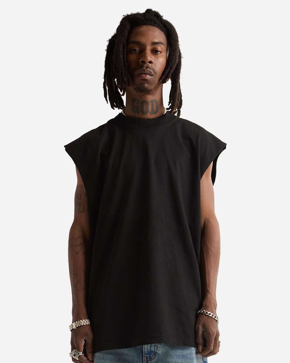 Shaka Garment-Dyed Muscle Tee - SHGMT