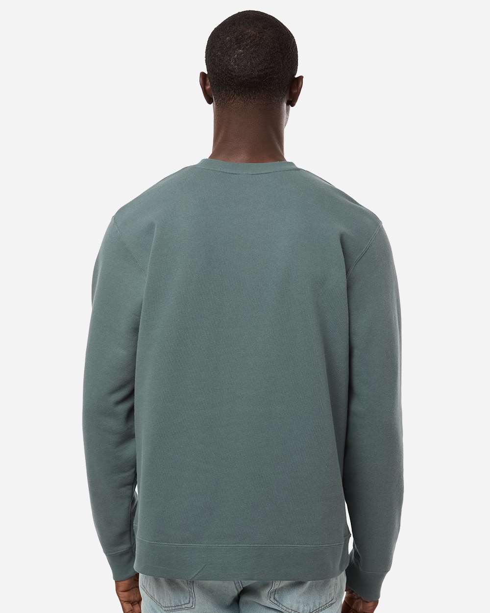 Independent Trading Co. 83676 - Independent Trading Co. SS3000 Unisex Midweight Crewneck Sweatshirt - Alpine Green Back