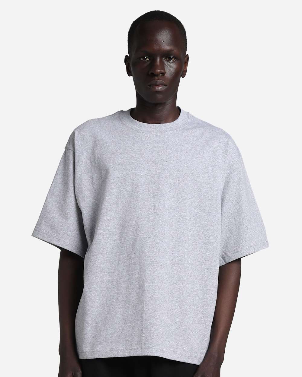 Shaka Wear SHMCS - Unisex Max Heavyweight Cropped T-Shirt - Heather Grey