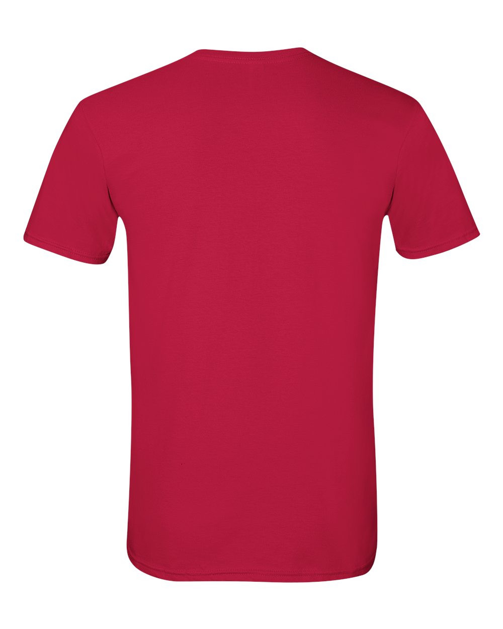 Gildan 00660 - Gildan 64000 Unisex Softstyle® T-Shirt - Cherry Red Back