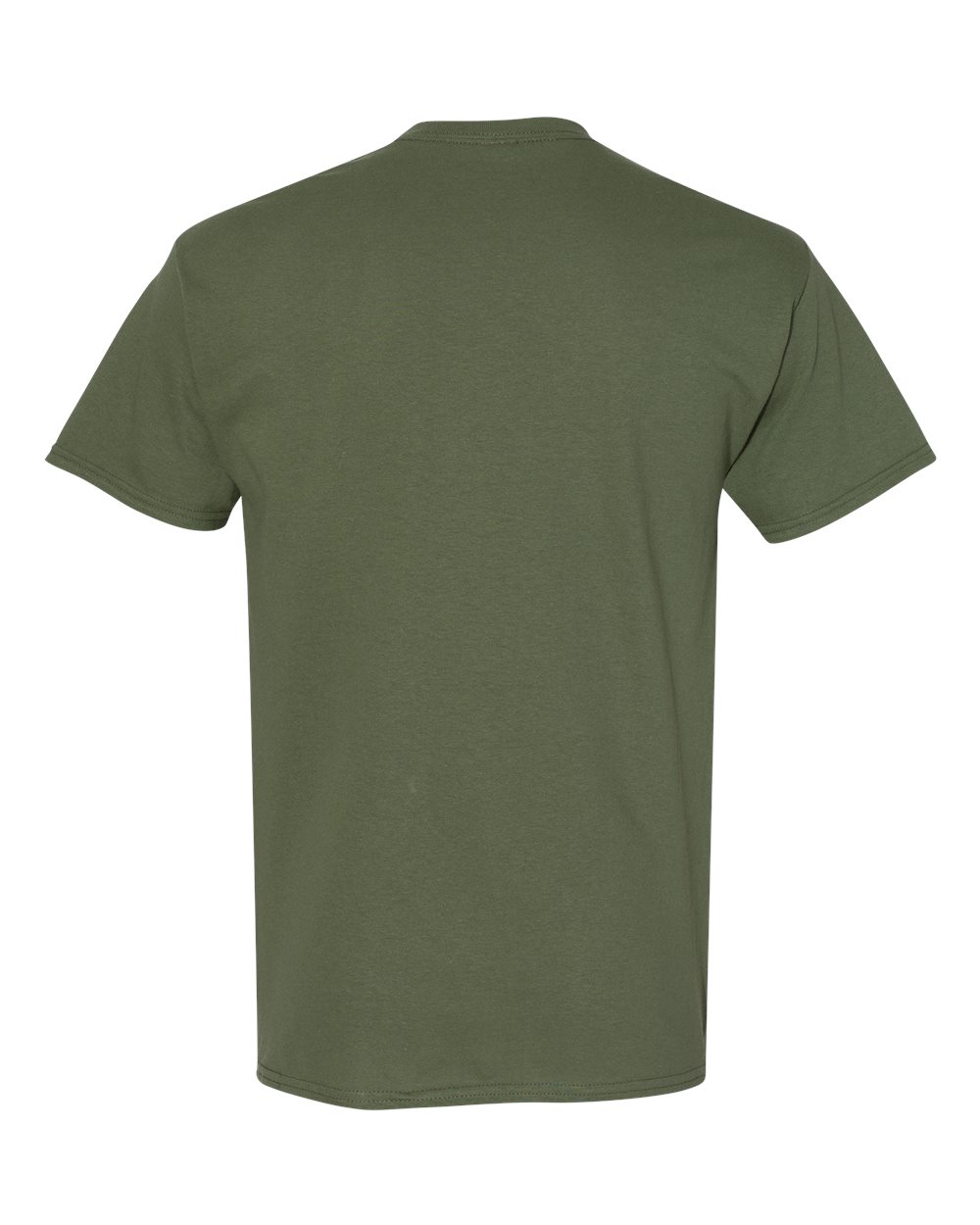 Gildan 5000 - Heavy Cotton™ T-Shirt - Military Green Back