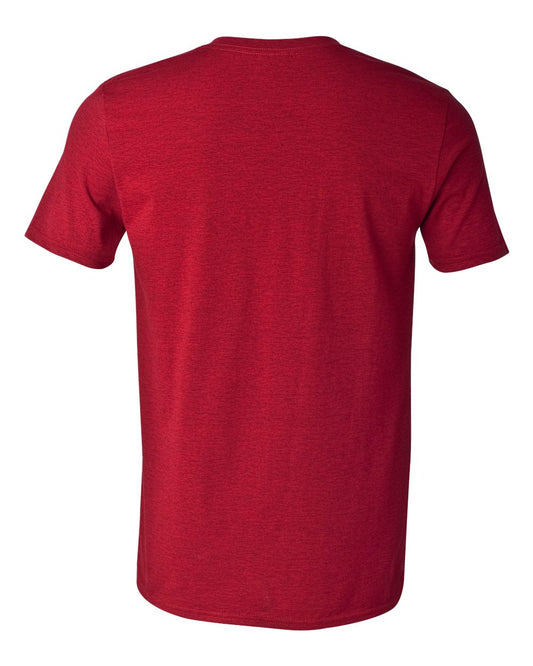 Gildan 00660 - Gildan 64000 Unisex Softstyle® T-Shirt - Antique Cherry Red Back