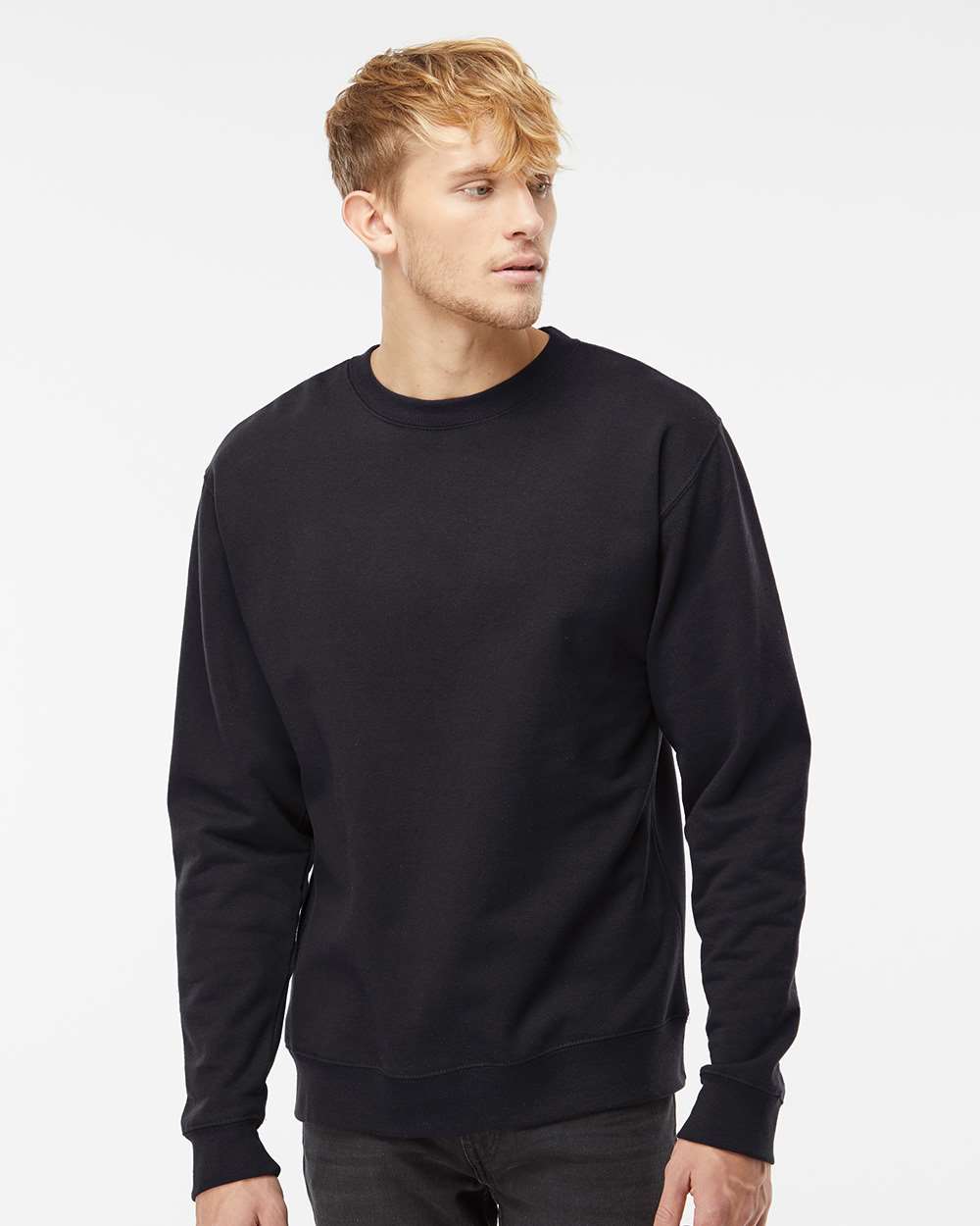 Independent Trading Co. 83676 - Independent Trading Co. SS3000 Unisex Midweight Crewneck Sweatshirt - Black