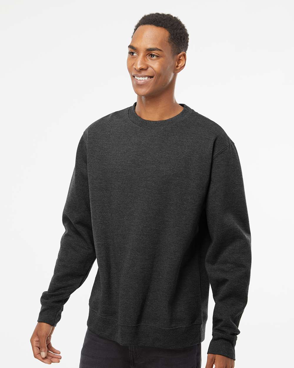 Independent Trading Co. 83676 - Independent Trading Co. SS3000 Unisex Midweight Crewneck Sweatshirt - Charcoal Heather