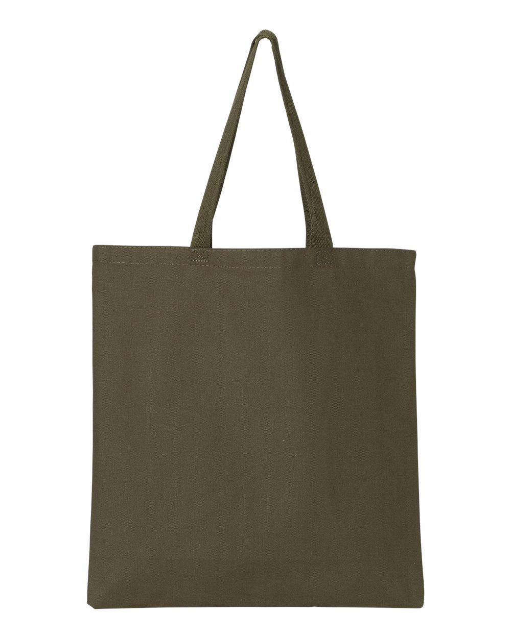 Q-Tees 42995 - Q-Tees Q800 Promotional Tote - Army Back