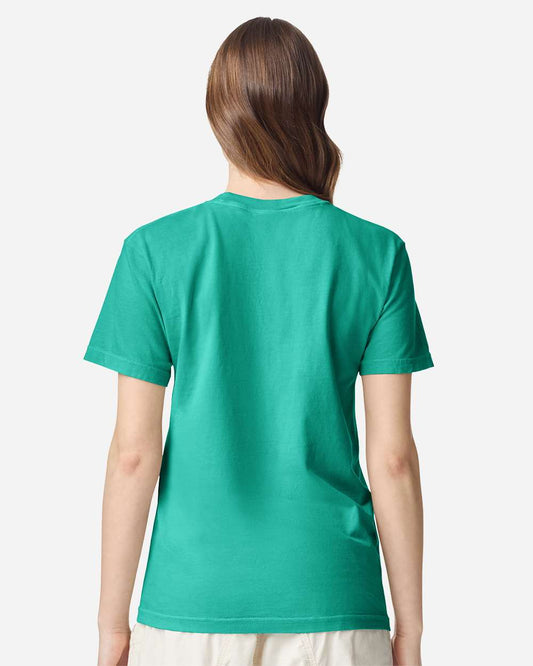 Comfort Colors 1717 - Unisex Garment-Dyed Heavyweight T-Shirt - Island Green Back