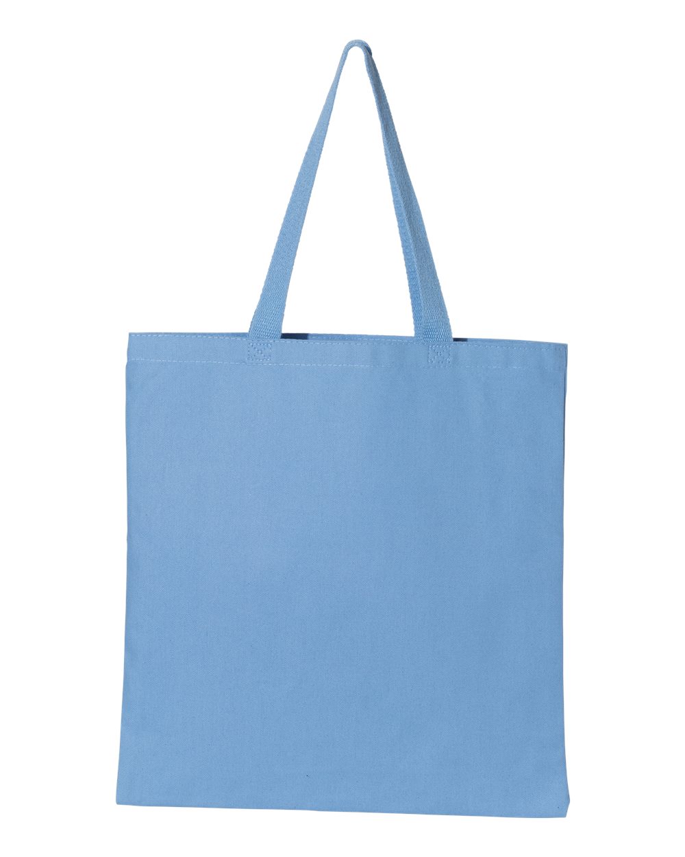 Q-Tees 42995 - Q-Tees Q800 Promotional Tote - Carolina Blue Back