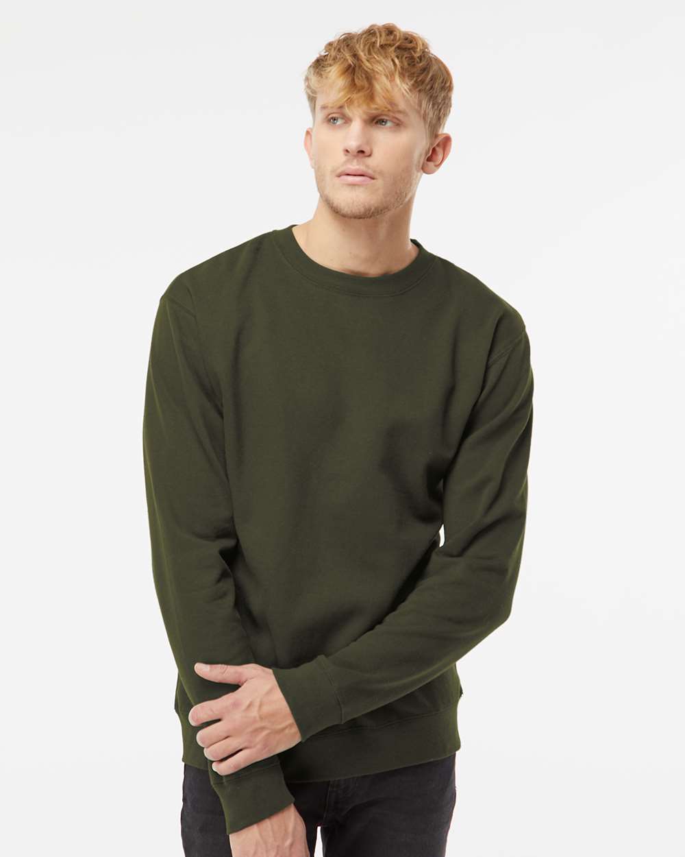 Independent Trading Co. 83676 - Independent Trading Co. SS3000 Unisex Midweight Crewneck Sweatshirt - Army