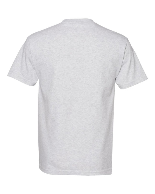 American Apparel 1301 - Unisex Heavyweight Cotton Tee - Ash Grey Back