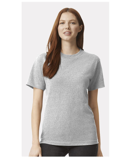 American Apparel 1301 - Unisex Heavyweight Cotton Tee - Heather Grey