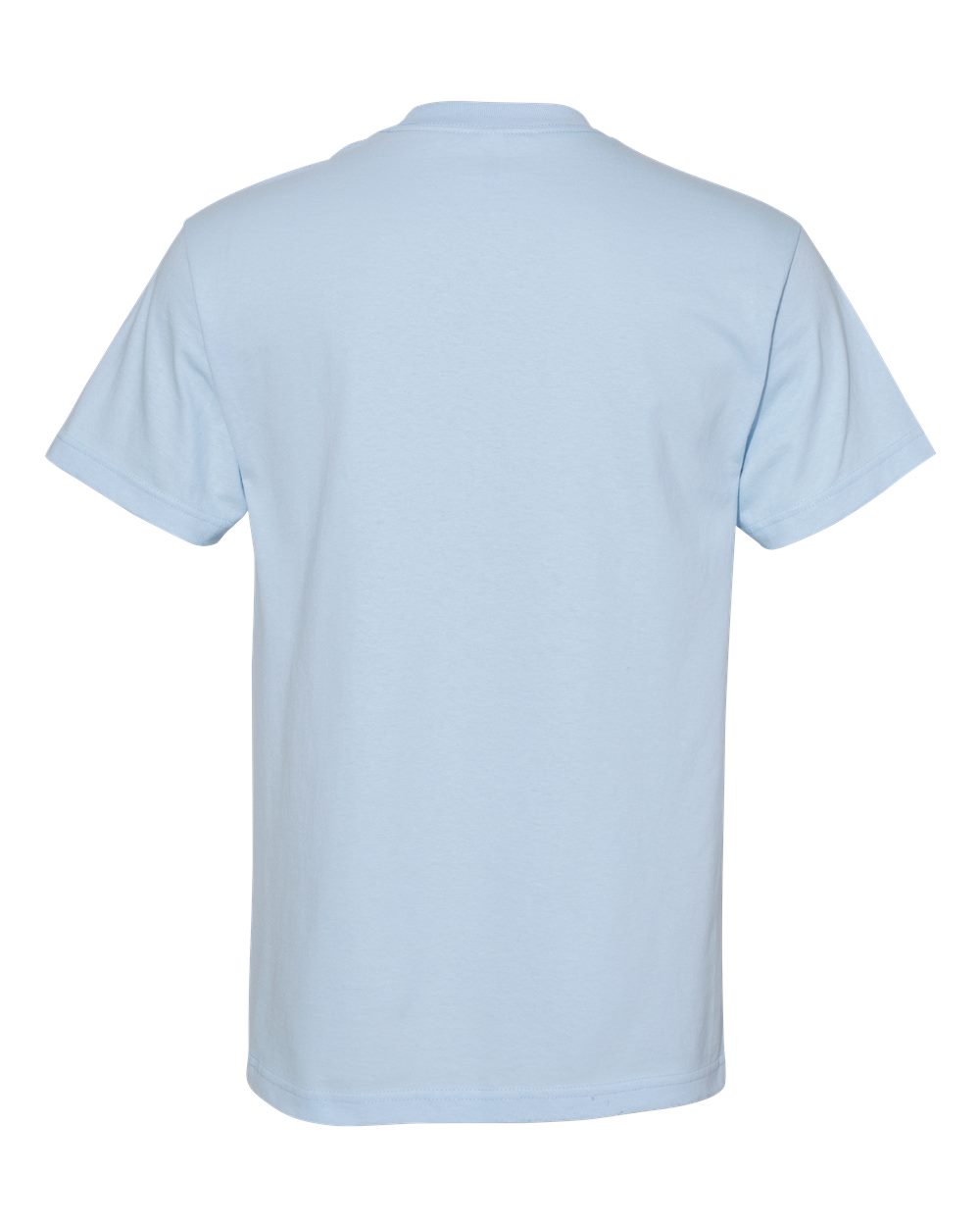 American Apparel 1301 - Unisex Heavyweight Cotton Tee - Powder Blue Back