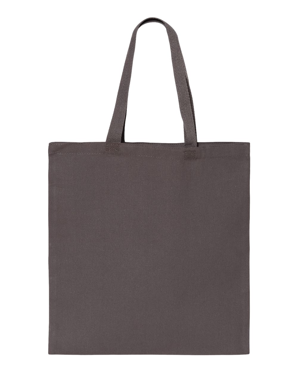 Q-Tees 42995 - Q-Tees Q800 Promotional Tote - Charcoal Back