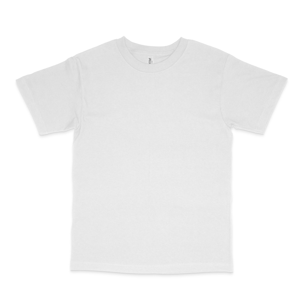 White American Apparel - Heavyweight Cotton Tee - 1301 – DallasPrintHouse